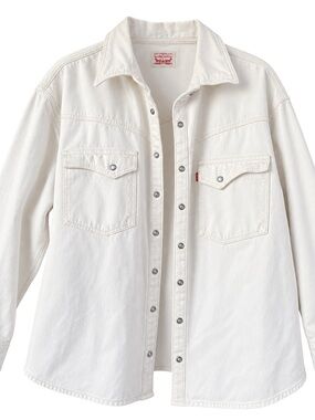 Levi’s Oversize Cream Canvas Shacket L